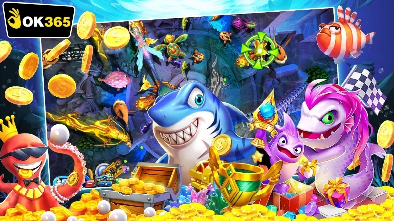 Các loại game OK365 bắn cá ăn xu