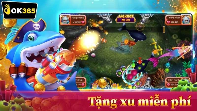 Ưu điểm của OK365 game bắn cá